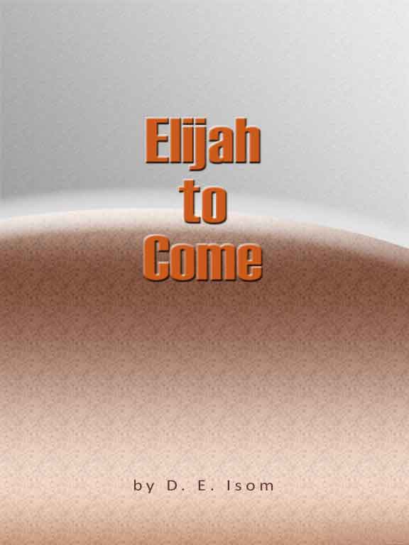 Book: Elijah to Come